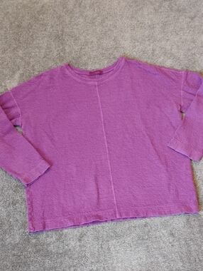 Cut Loose Double Cloth Pucker Sweatshirt Drop Shoulder L/XL